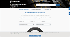 Desktop Screenshot of banden.nl